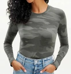 Brand new ๐ Splendid Bamboo Jersey Long Sleeve Top in Camo ๐