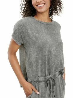 Best Pirce ๐ Splendid Alanis ๐ฉ Womens Side Slit Hi-Low T-Shirt ๐ฅ