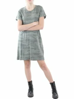 New 🛒 Splendid 👩 Womens Pockets Knee T-Shirt 👗 Dress 👍