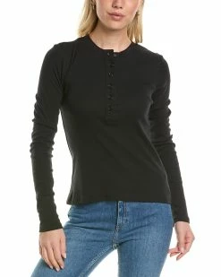 New 🔥 Splendid Rowan Fitted Henley 👚 Shirt 🔥