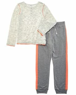 Best Pirce 🌟 Splendid 2pc Space-Dye Top & Pant Set 🔔