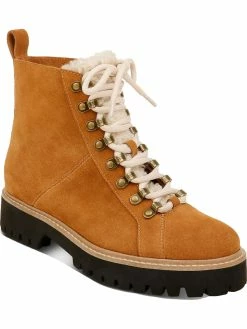 Promo โค๏ธ Splendid Karina ๐ฉ Womens Faux Fur Lug Sole Combat & Lace-up ๐ฅพ Boots ๐